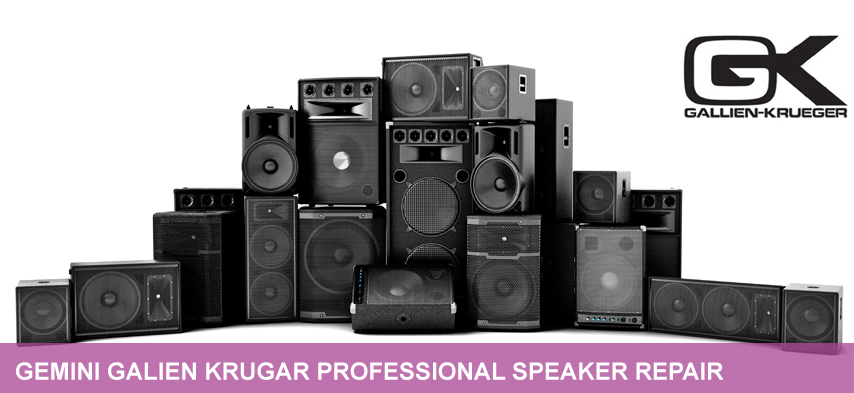 gemini galien krugar professional speaker repair